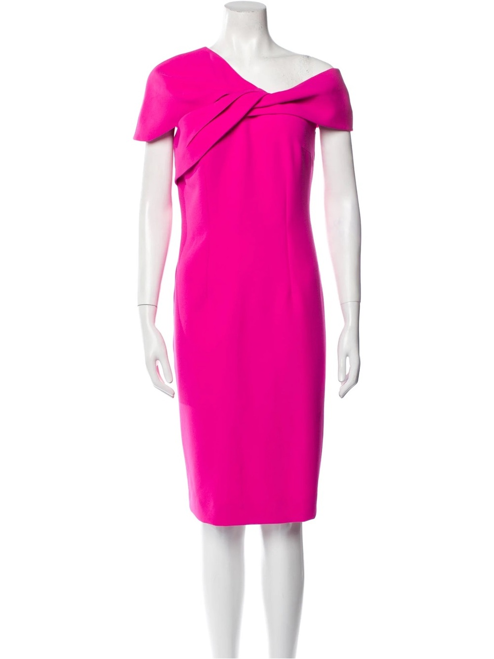 Safiyaa
Asymmetrical Knee-Length Dress Fuchsia